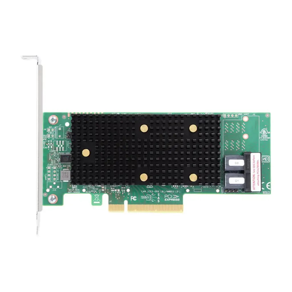 Broadcom LSI 9400-8i 12Gbps 8 Port Internal PCIe Tri Mode SAS SATA NVMe HBA-tpstech.in