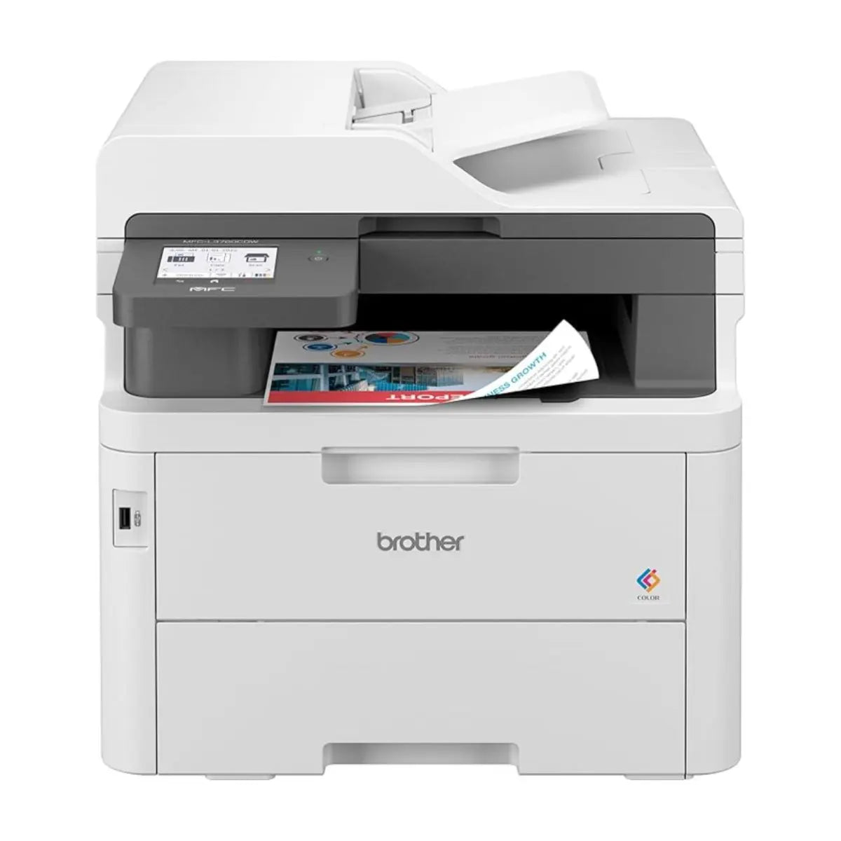 Brother MFC-L3760CDW Colour Laser Multifunction Printer Duplex with Wi-Fi ADF