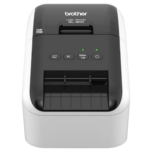 Brother QL-800 High-Speed Professional Label Printer Black & Red Printing Auto Cutter USB Connectivity-tpstech.in