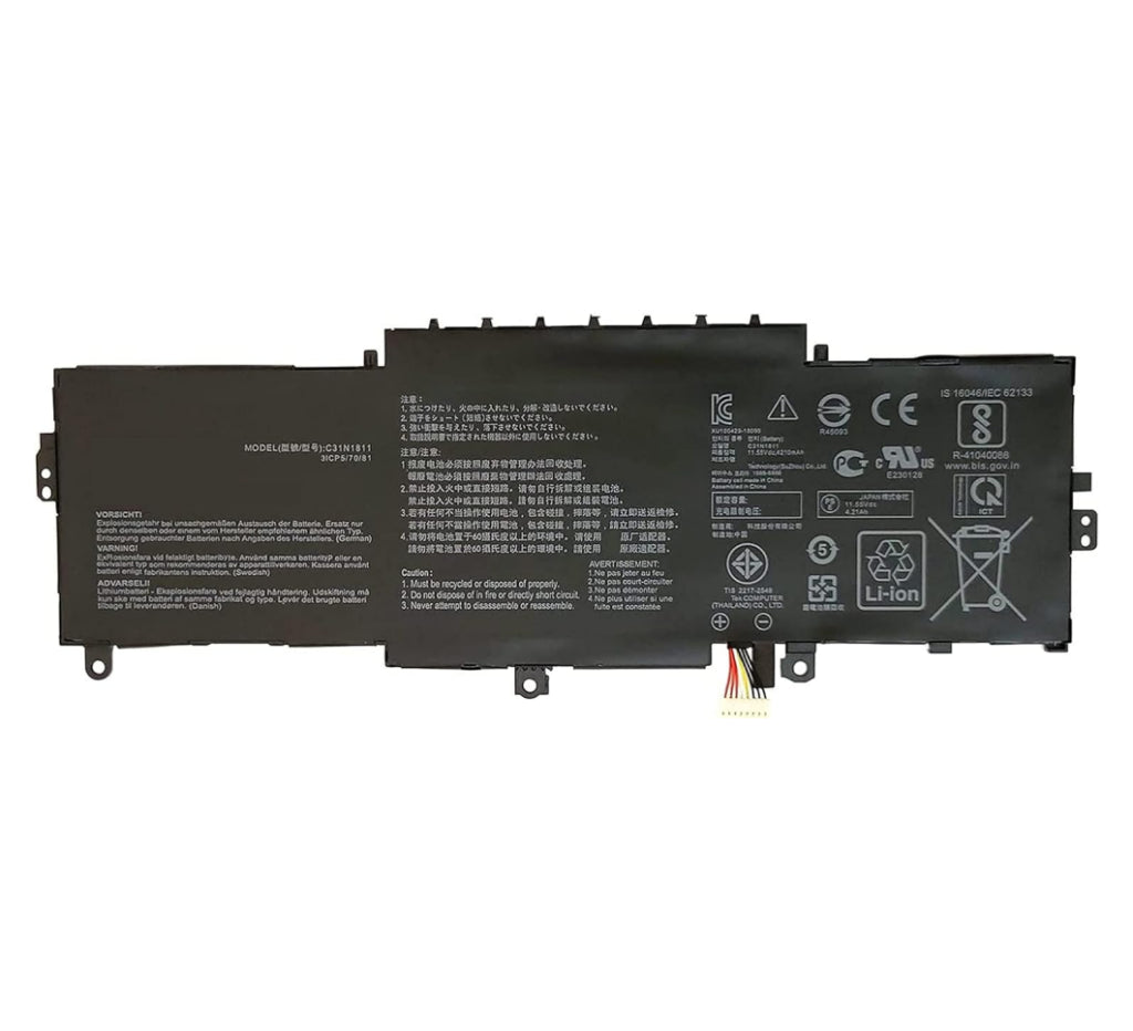 Asus C31N1811 Original OEM 4335mAh 11.55V 50Wh 3 Cell Laptop Battery