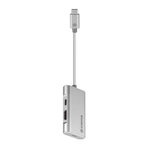 Cadyce CA-C2HD USB-C to Dual HDMI Adapter with USB-C PD Charging