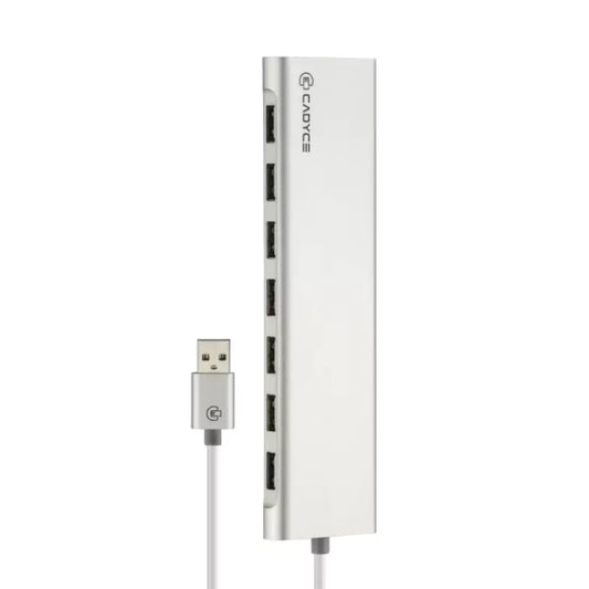 CADYCE CA-U7H USB 2.0 7-Port Hub Plug & Play Overcurrent Protection-tpstech.in