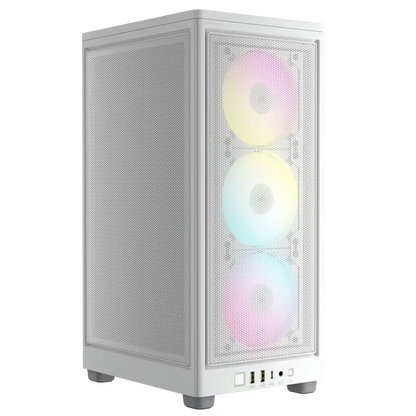 CORSAIR 2000D RGB AIRFLOW Mini-ITX PC Case - White