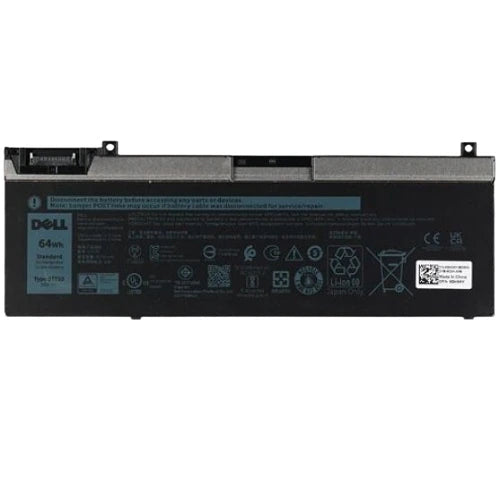 Dell Original 8000mAh 64Whr 7.4V 4 Cell Replacement Laptop Battery for Precision 7530 7540 7730 7740