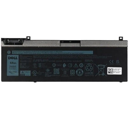 Dell Original 8000mAh 64Whr 7.4V 4 Cell Replacement Laptop Battery for Precision 7530 7540 7730 7740