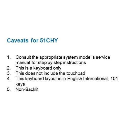 DELL Original 51CHY Backlit Laptop Keyboard for Inspiron 15 3541 3542 3543 3551 3558 3559