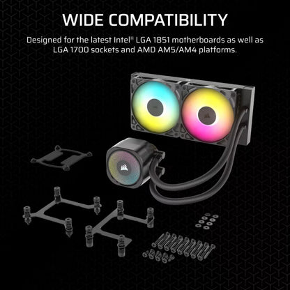 CORSAIR NAUTILUS 240 RS ARGB 240mm AIO Liquid CPU Cooler