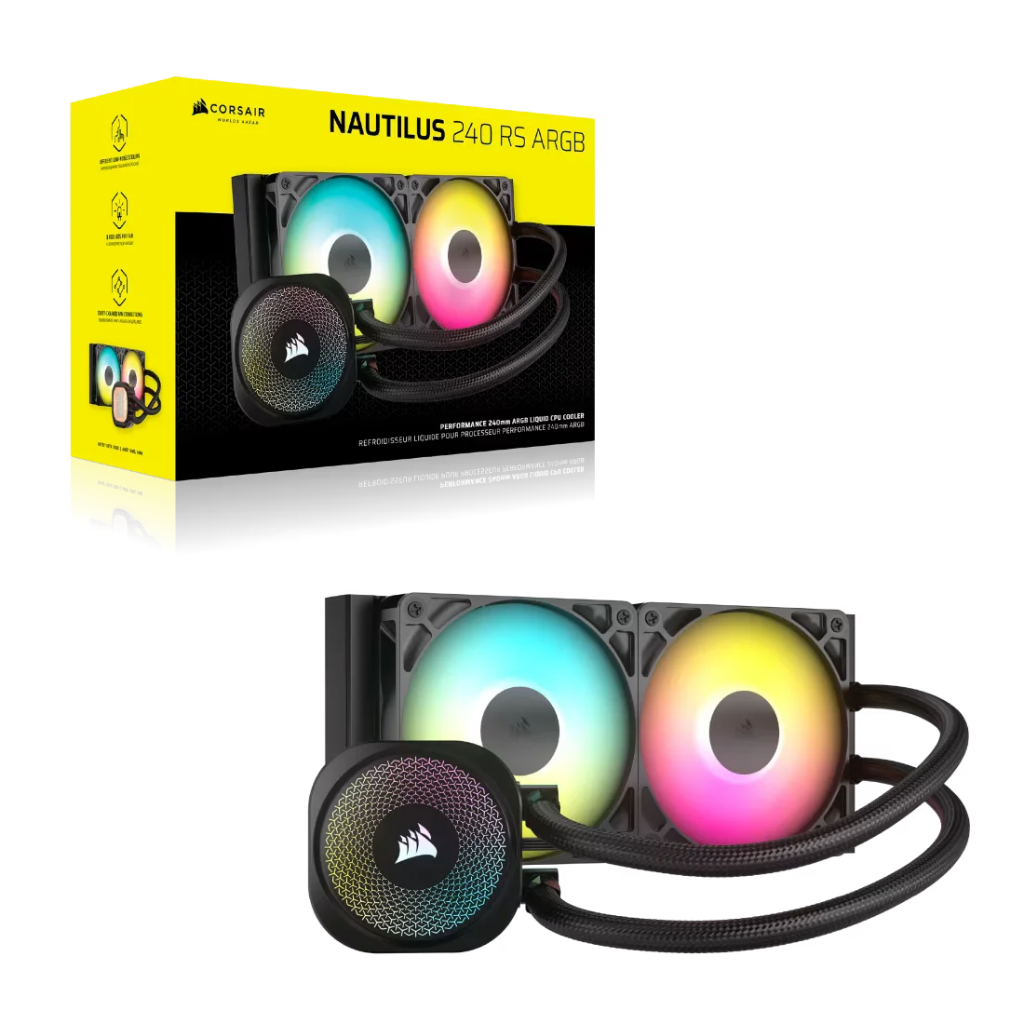 CORSAIR NAUTILUS 240 RS ARGB 240mm AIO Liquid CPU Cooler