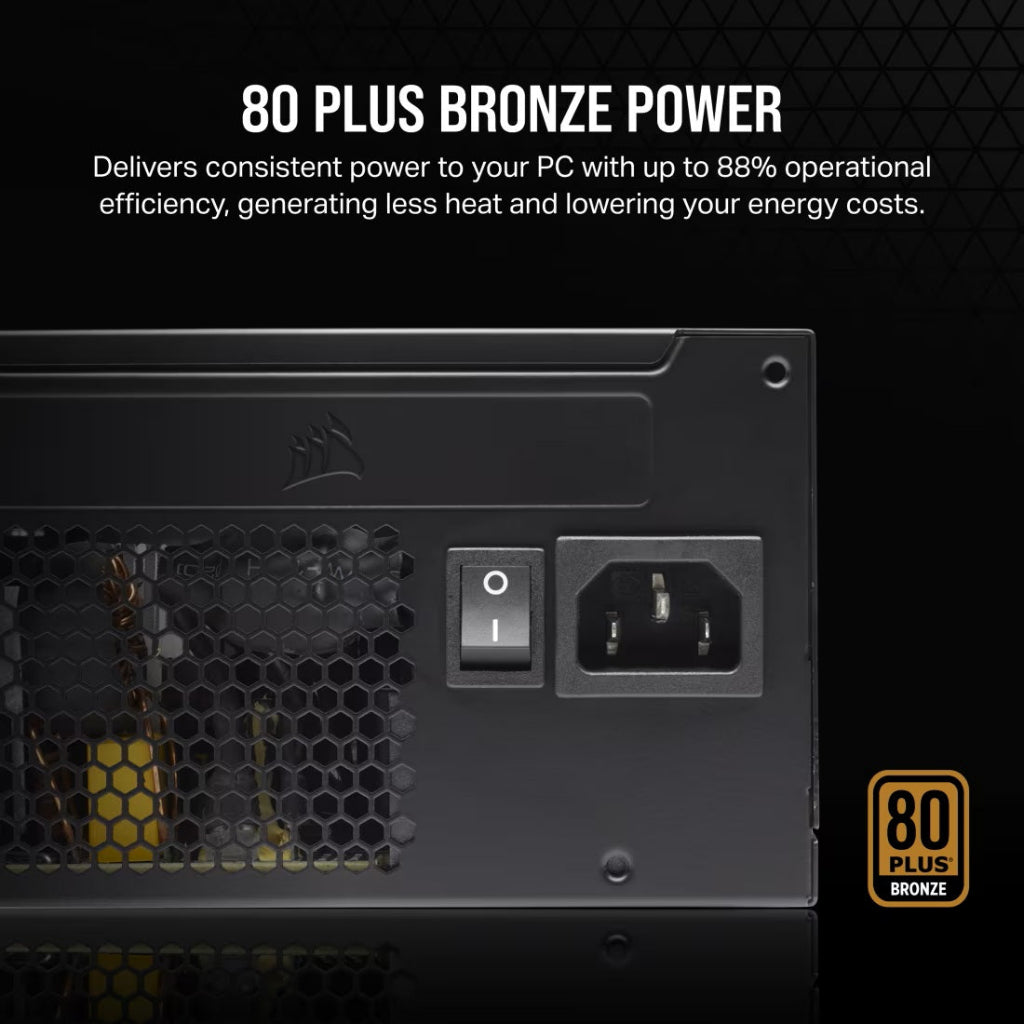 Corsair CX550 550-Watt 80 Plus Bronze ATX Power Supply