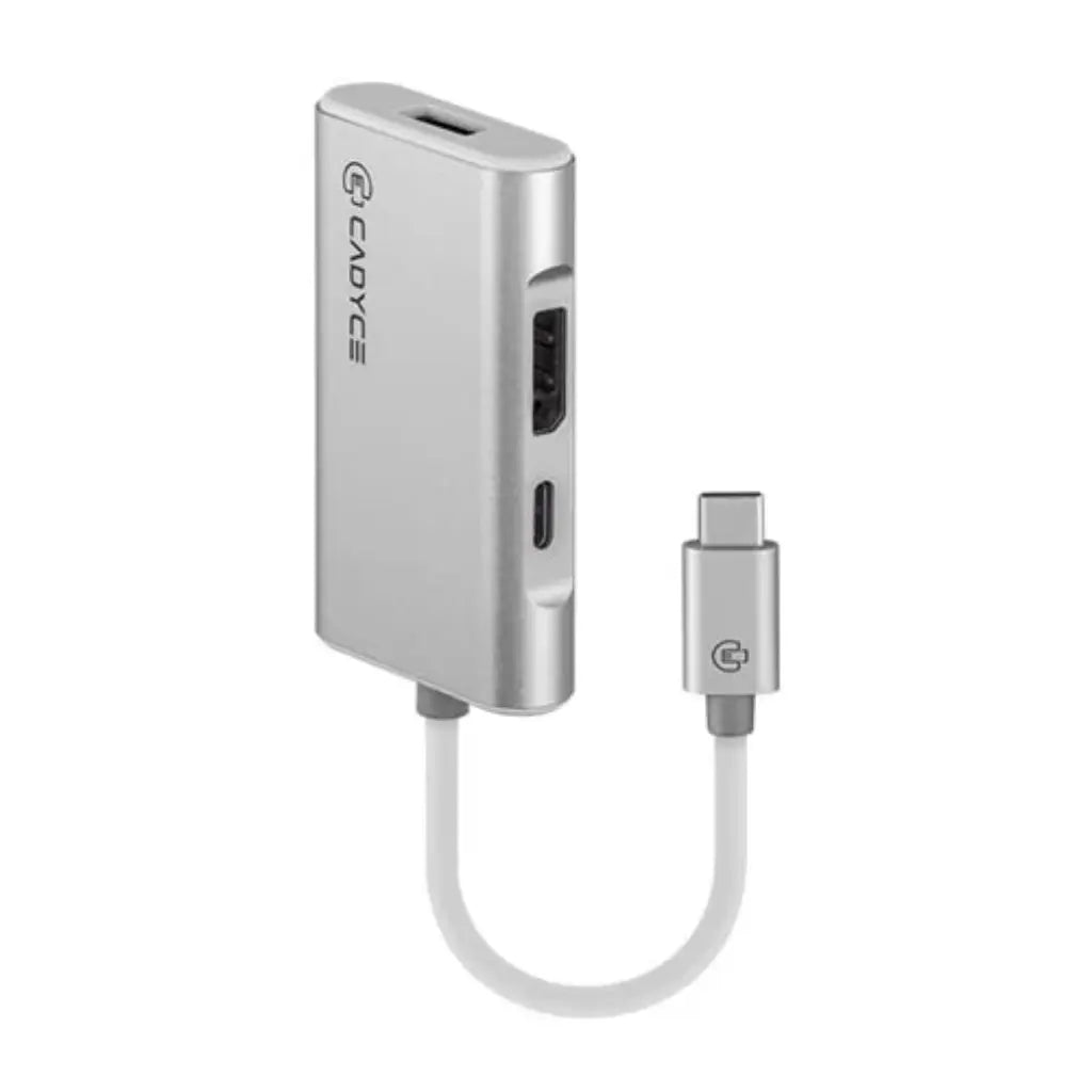 Cadyce CA-C2DP USB-C to Dual DisplayPort Adapter with PD Charging-tpstech.in