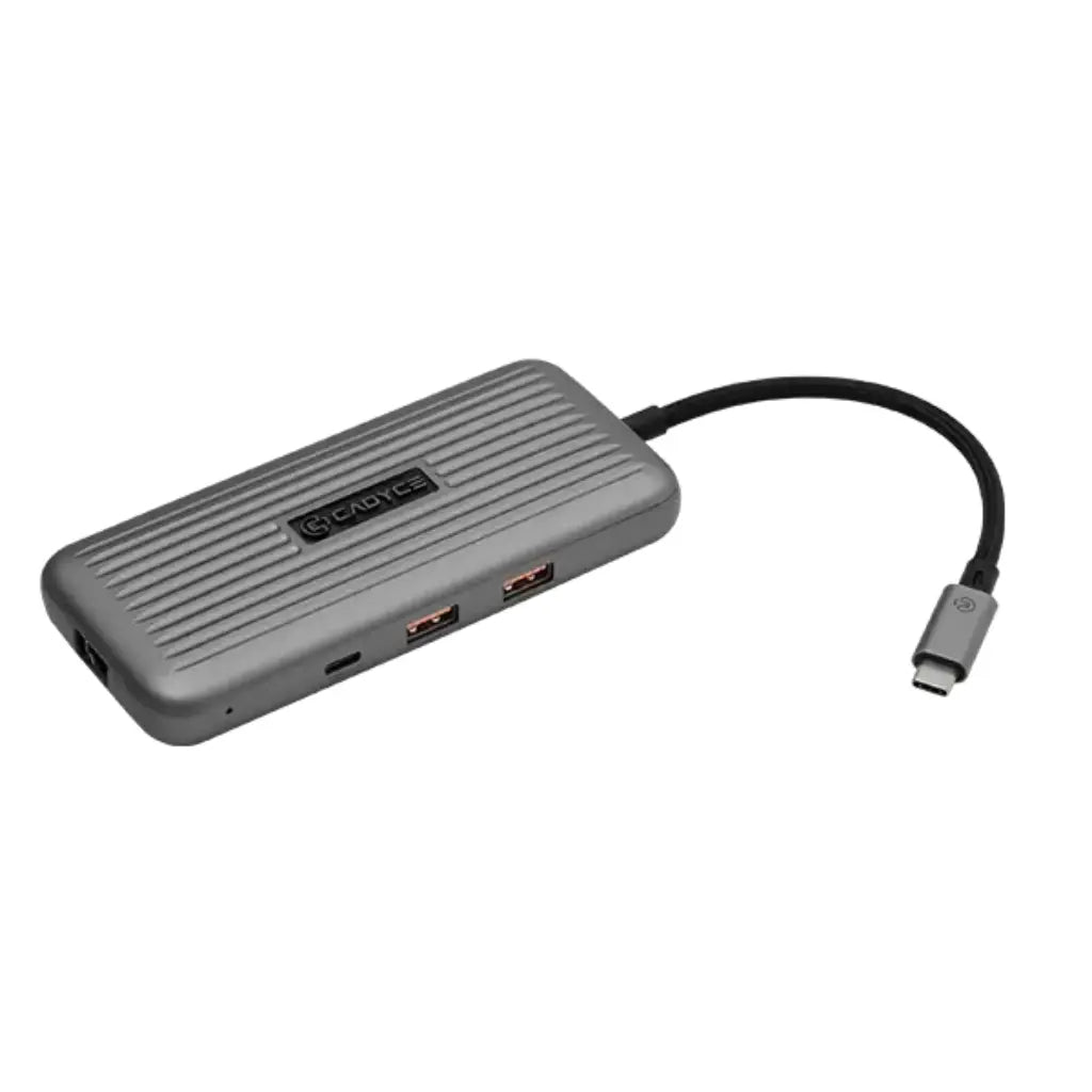 Cadyce CA-C4VIEW USB-C Docking Station with 4K HDMI USB 3.1 Gigabit LAN & 100W PD-tpstech.in