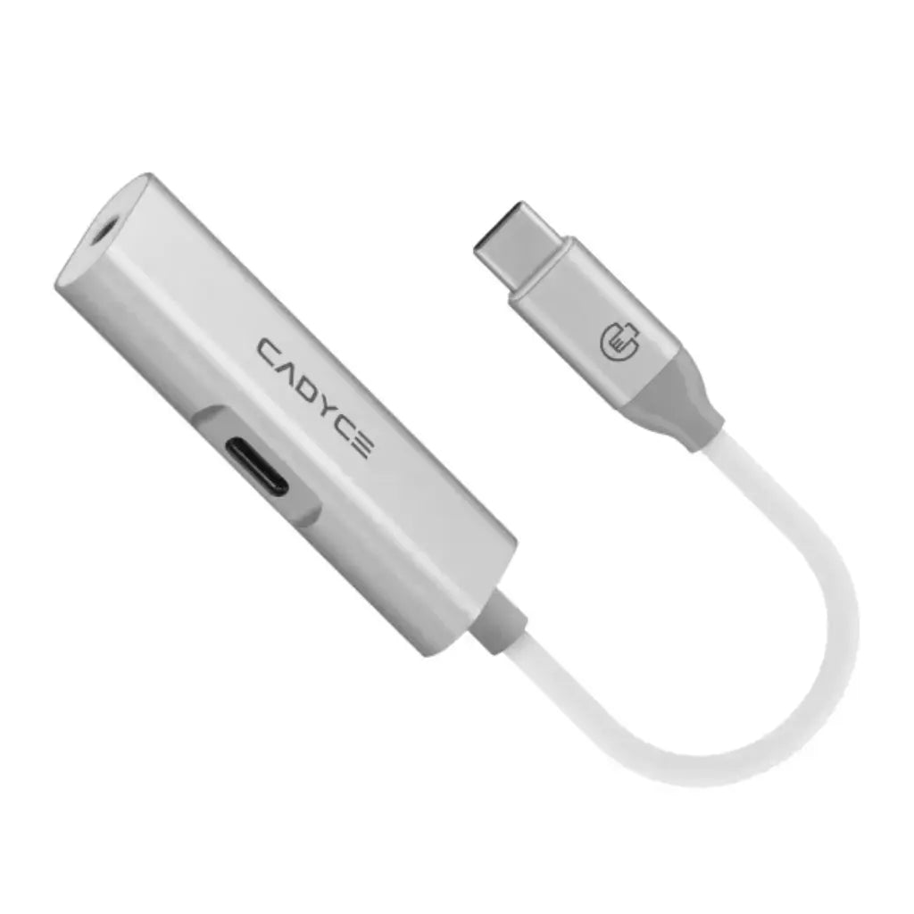 Cadyce CA-CAUC USB-C to 3.5mm Audio Adapter with PD Charging-tpstech.in
