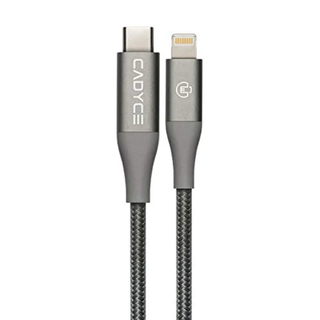 Cadyce CA-CLC USB-C to Lightning Cable 1.2m - Space Grey-tpstech.in