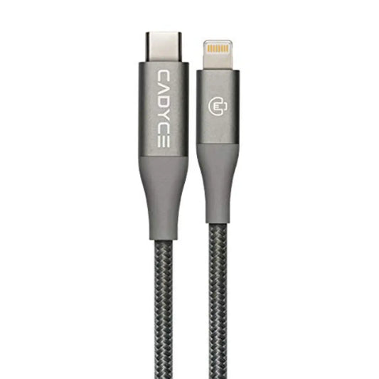 Cadyce CA-CLC USB-C to Lightning Cable 1.2m - Space Grey-tpstech.in