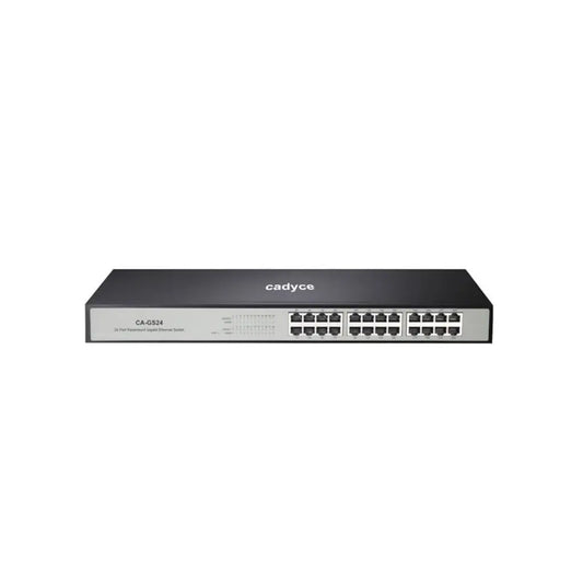 Cadyce CA-GS24 24-Port Gigabit Ethernet Switch 48Gbps Switching Capacity-tpstech.in