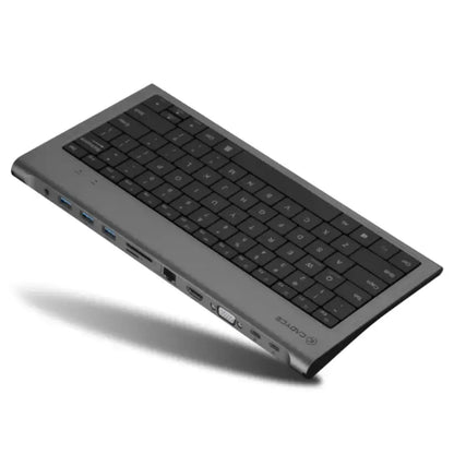 Cadyce CA-KBDS USB-C Keyboard with Multi-Port Docking Station-tpstech.in
