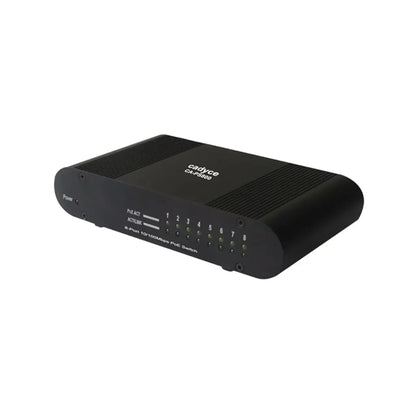 Cadyce CA-PS800 8-Port 10/100Mbps Fast Ethernet PoE Switch IEEE 802.3af 120W Power Budget-tpstech.in