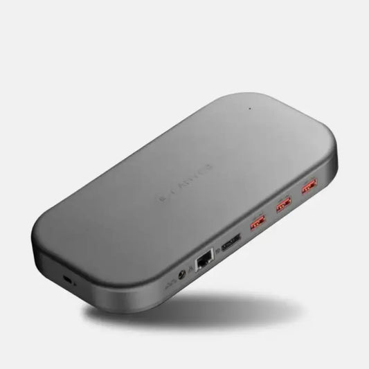 Cadyce CA-T3DPD Thunderbolt 3 DisplayPort Docking Station with 8K Support Dual 4K Display 40Gbps Data Transfer 60W PD Charging-tpstech.in