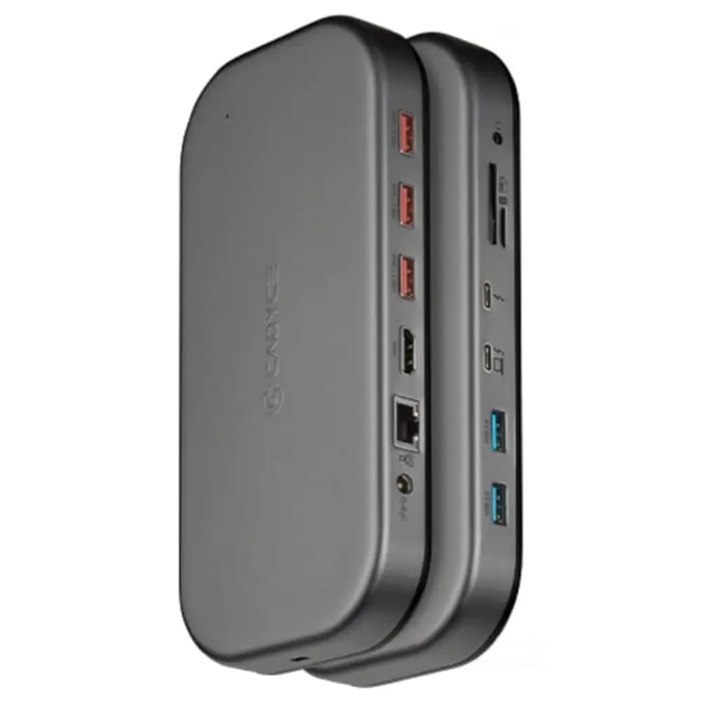 Cadyce CA-T3HDD Thunderbolt™ 3 HDMI Docking Station with 8K Display 100W PD Charging USB 3.1 Gen2 & Gigabit Ethernet-tpstech.in