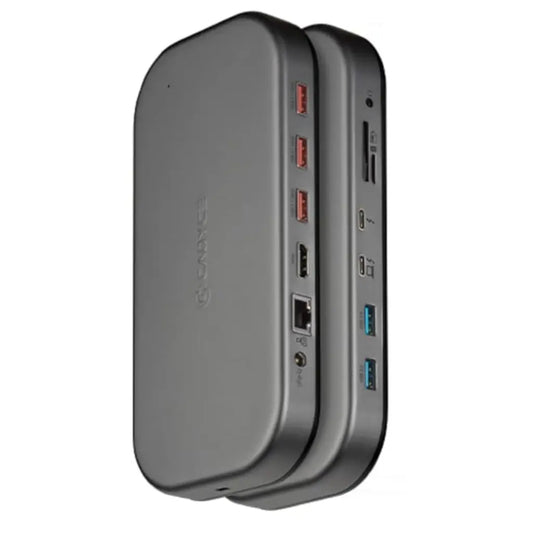 Cadyce CA-T3HDD Thunderbolt™ 3 HDMI Docking Station with 8K Display 100W PD Charging USB 3.1 Gen2 & Gigabit Ethernet-tpstech.in