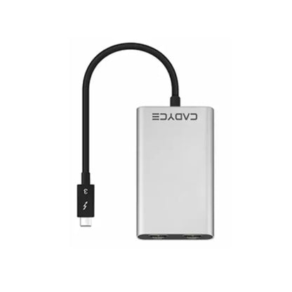 Cadyce CA-T3HD Thunderbolt™ 3 to Dual HDMI Adapter Supports Dual 4K Displays HDMI 2.0-tpstech.in