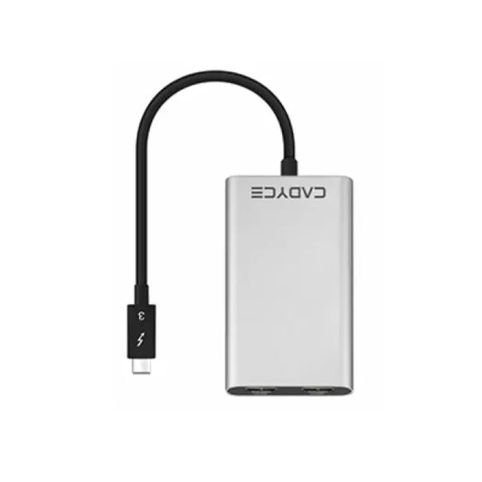 Cadyce CA-T3HD Thunderbolt™ 3 to Dual HDMI Adapter Supports Dual 4K Displays HDMI 2.0-tpstech.in