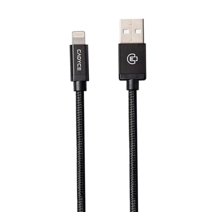 Cadyce CA-ULC1B Apple MFi Certified USB to Lightning Cable 1M Black-tpstech.in