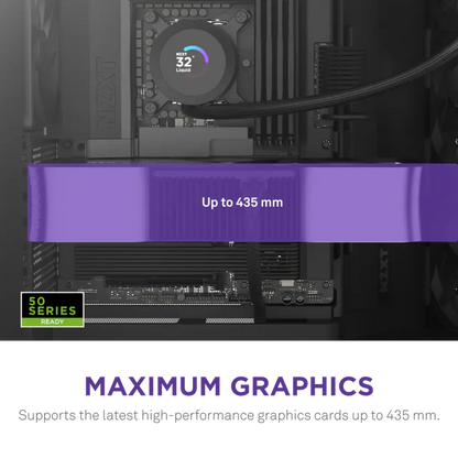 NZXT H9 Flow Tempered Glass Large Dual-Chamber Mid-Tower ATX Airflow Case