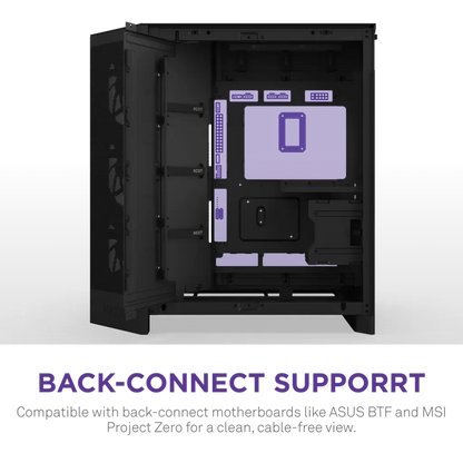 NZXT H9 Flow Tempered Glass Large Dual-Chamber Mid-Tower ATX Airflow Case