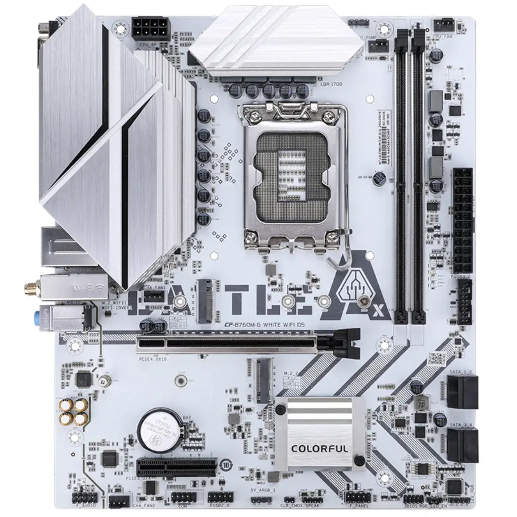 Colorful BATTLE‑AX B760M‑G WiFi 6 B760 LGA1700 DDR5 DDR5 Gaming Motherboard-tpstech.in