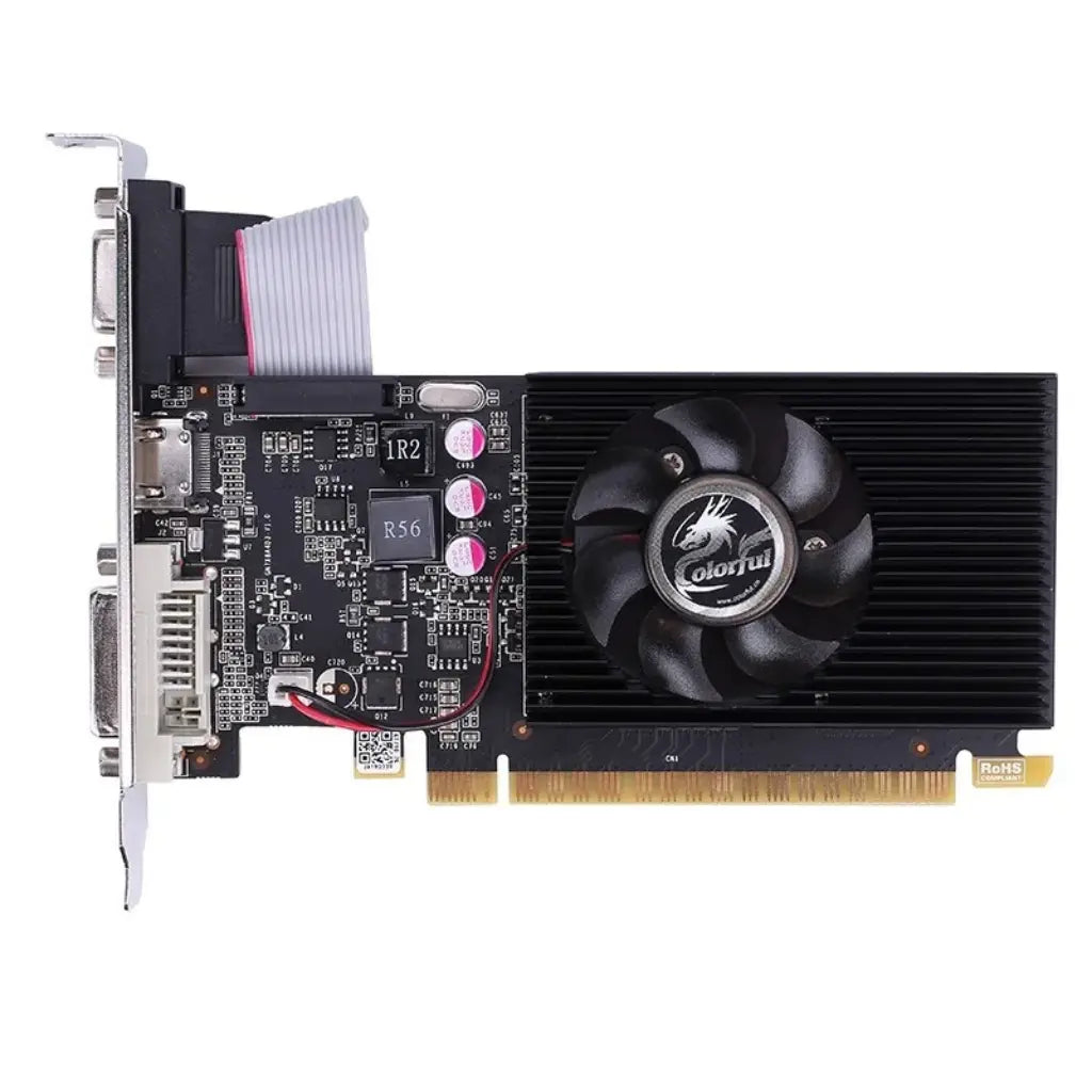 Colorful GT710-2GD3-V GeForce GT 710 2GB GDDR3 Single‑Fan Low-Profile Graphics Card-tpstech.in
