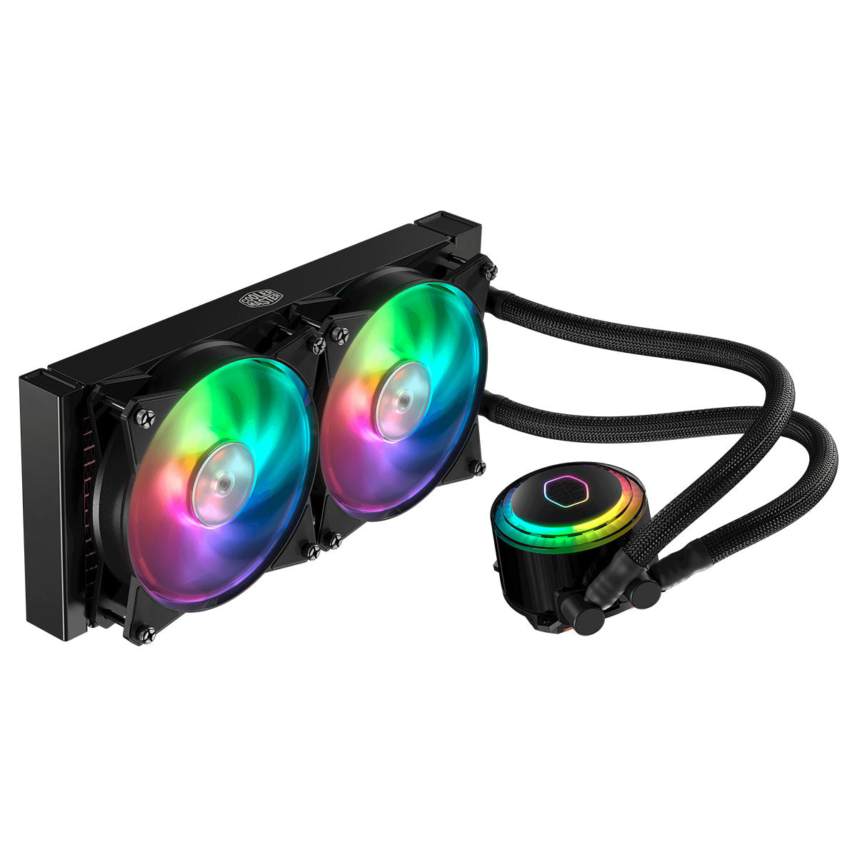 [RePacked] Cooler Master MasterLiquid ML240R Addressable RGB All-in-one CPU Liquid Cooler Dual Chamber Intel/AMD Support Cooling