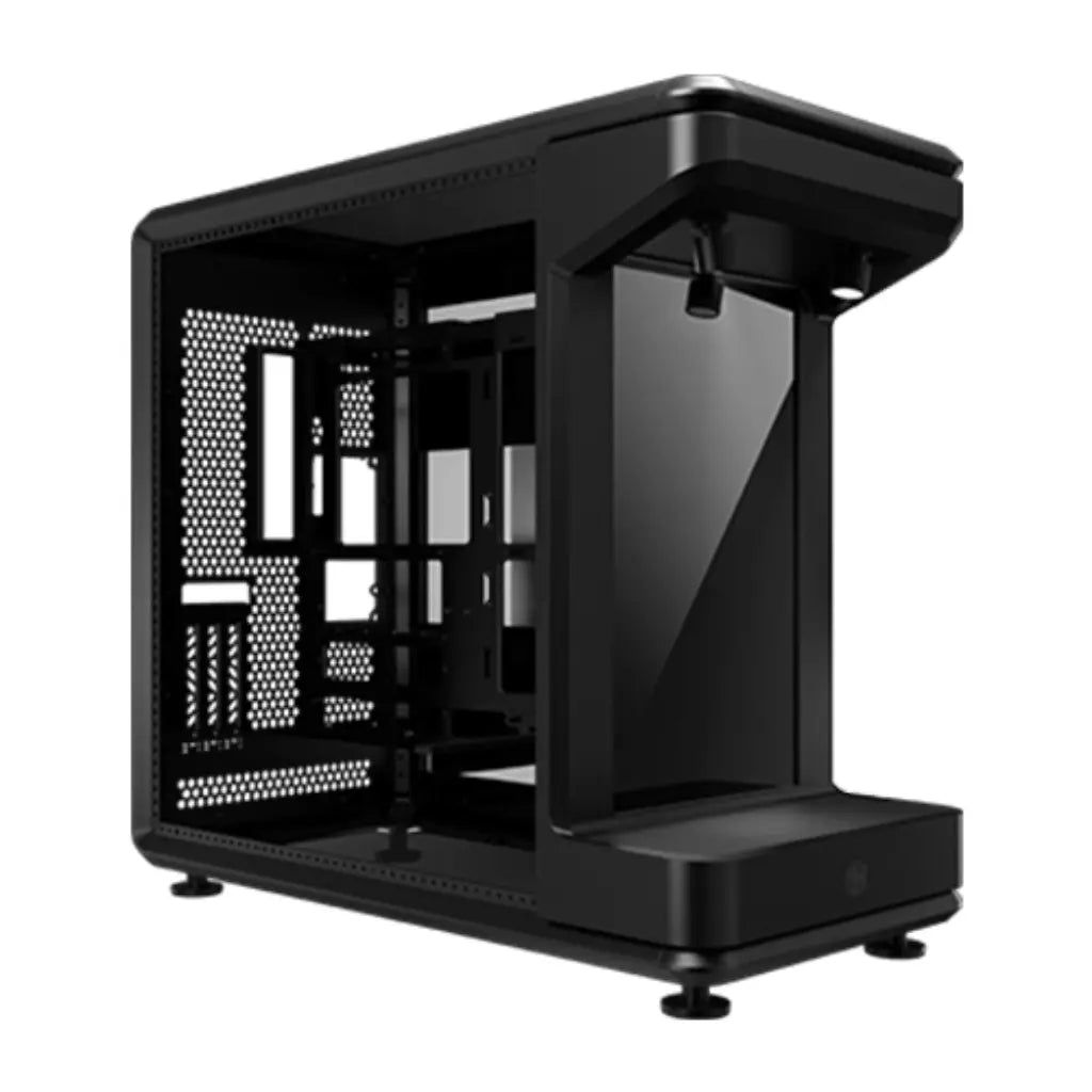 Cooler Master MasterFrame 360 Stage LCD ATX Mid Tower Open‑Frame Case with 15.6" LCD Display-tpstech.in