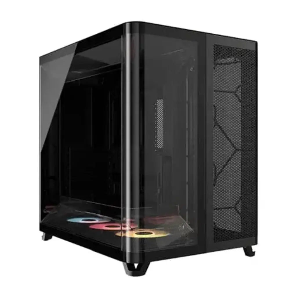 Corsair AIR 5400 RS‑R ARGB Triple Chamber Mid Tower PC Case with Curved Glass-tpstech.in