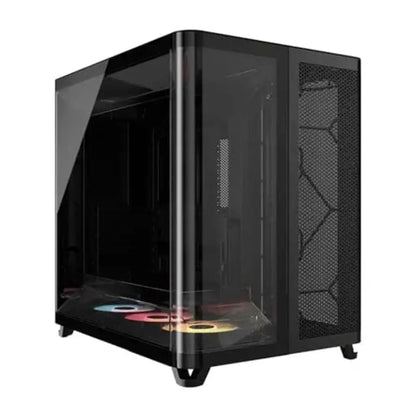 Corsair AIR 5400 RS‑R ARGB Triple Chamber Mid Tower PC Case with Curved Glass-tpstech.in