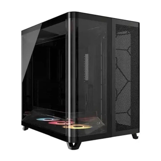 Corsair AIR 5400 RS‑R ARGB Triple Chamber Mid Tower PC Case with Curved Glass-tpstech.in