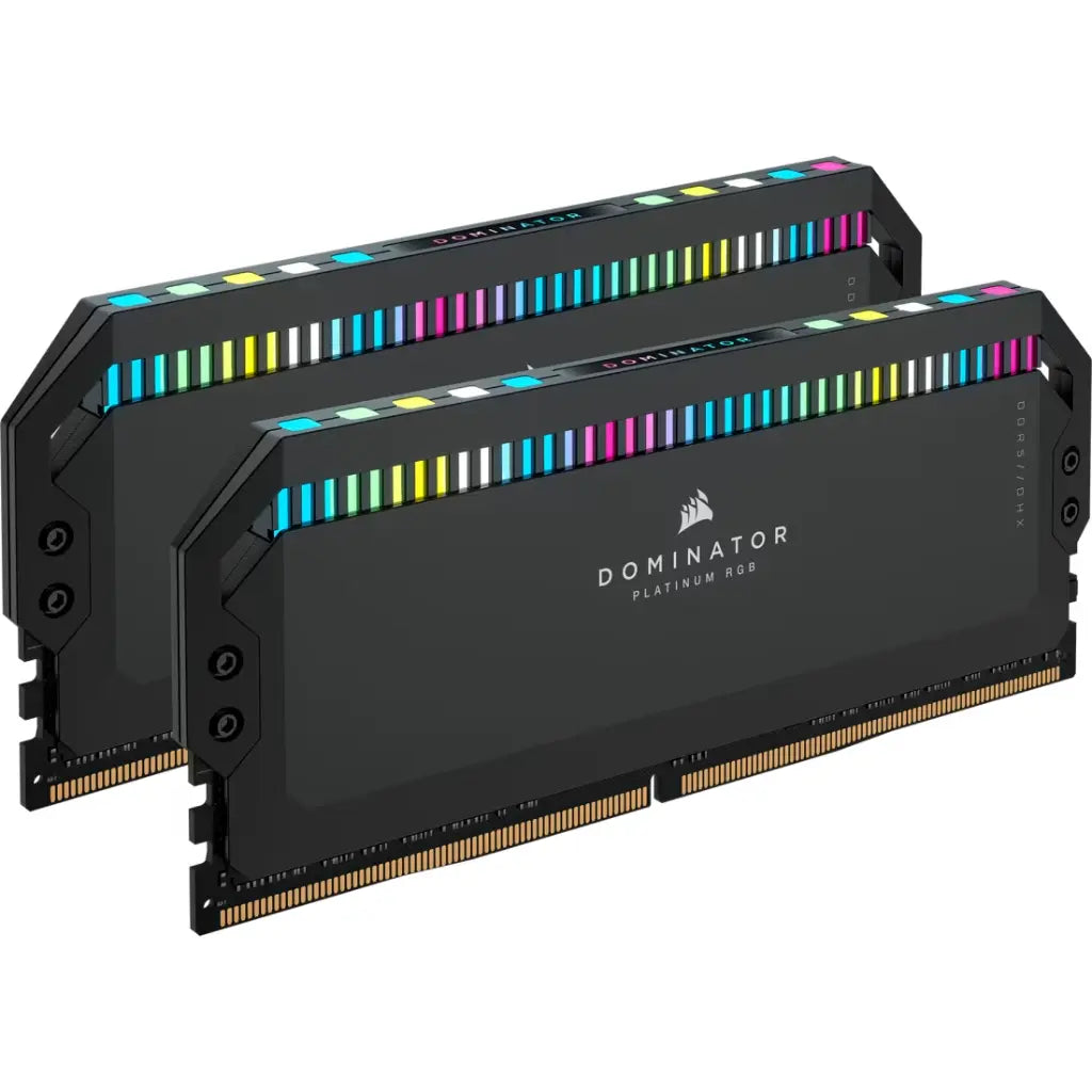Corsair Dominator Platinum RGB 32GB (2x16GB) DDR5 RAM 7000MHz CL34 Desktop Memory Kit – Black-tpstech.in