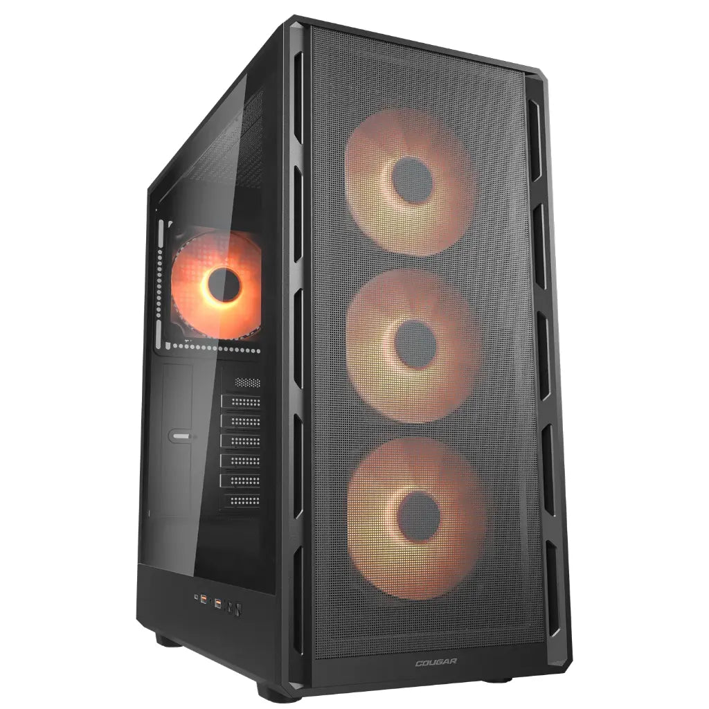 Cougar Airface Pure Pro Mid Tower Case Compact ATX Support with 4 ARGB PWM Fans-tpstech.in