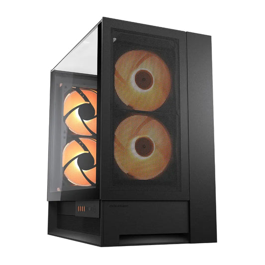 Cougar OmnyX 3‑Side Tempered Glass Mid Tower Panoramic Computer Case with Quad 160mm PWM Fans-tpstech.in