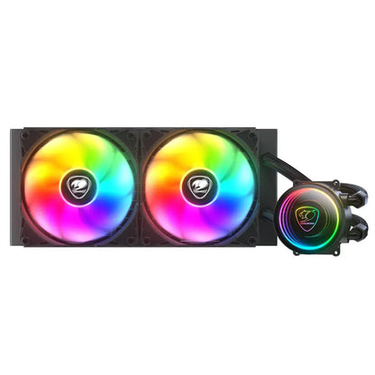 Cougar Poseidon Elite ARGB 240 240mm Liquid CPU Cooler - Black-tpstech.in
