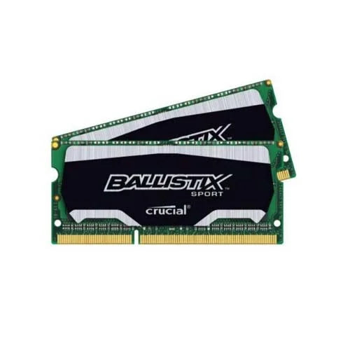 Crucial Ballistix Sport 16GB Kit (8GBx2) DDR3 1866Mhz SODIMM Laptop Memory