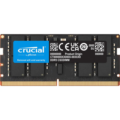 Crucial 16GB DDR5 RAM 6400MHz CL52 262 Pin CSODIMM Laptop Memory-tpstech.in