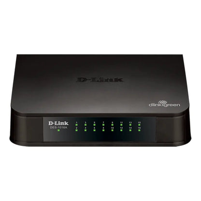 D-Link DES‑1016A 16‑Port Fast Ethernet Unmanaged Switch-tpstech.in