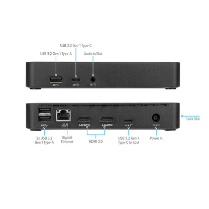 Targus Universal USB-C DV4K Docking Station with 65W Power Delivery - Black