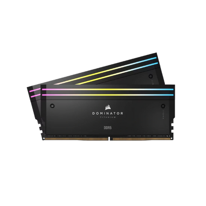 Corsair Dominator Titanium 32GB (2x16GB) DDR5 RAM 7200MHz CL34 Gaming Desktop Memory-Black