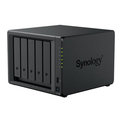 Synology DiskStation DS1525+ 5 Bay Network Attached Storage Enclosure - Black
