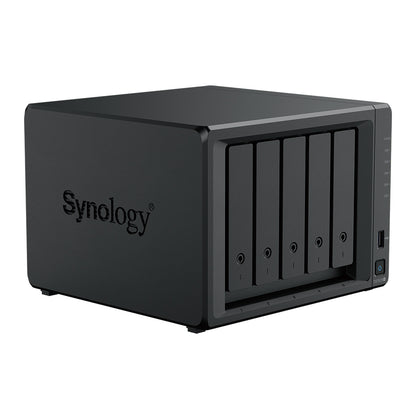 Synology DiskStation DS1525+ 5 Bay Network Attached Storage Enclosure - Black