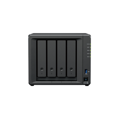 Synology DiskStation DS425+ Compact 4 Bay Network Attached Storage Enclosure - Black