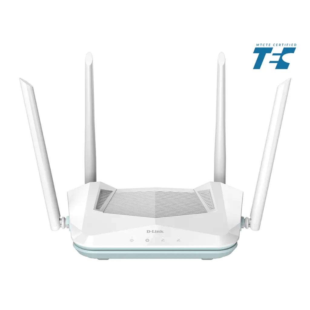 D‑Link R15 EAGLE PRO AI AX1500 Dual‑Band Wi‑Fi 6 Smart Router AI Mesh WPA3 Gigabit LAN/WAN-tpstech.in