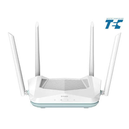 D‑Link R15 EAGLE PRO AI AX1500 Dual‑Band Wi‑Fi 6 Smart Router AI Mesh WPA3 Gigabit LAN/WAN-tpstech.in